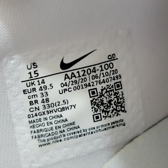 Nike Pole Vault Elite Track And Field Cleats AA1204-100 Men\'s Size 15 New main image 8
